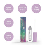 Everle Brow Peptide Serum bottle with precision applicator and packaging